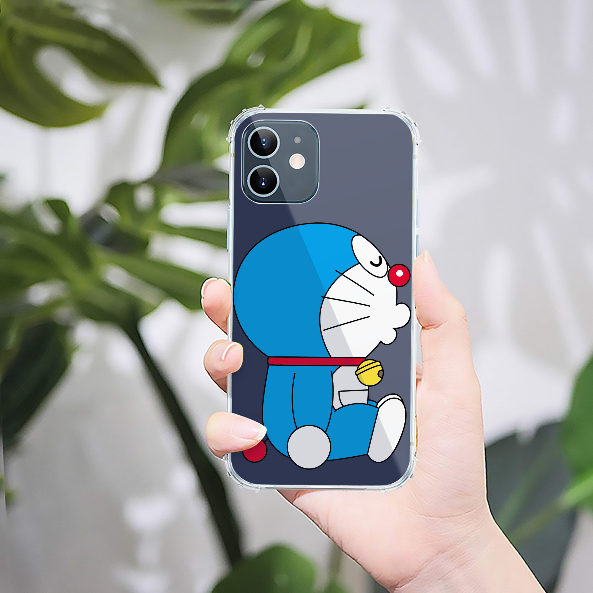（画像用） ドラえもん Doraemon 【iPhone 12シリーズ対応】透明スマホケース（クリアソフトケース）